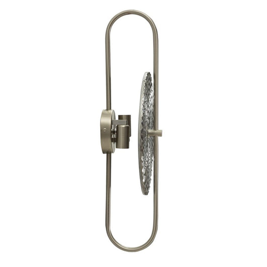 Lampada a Parete MF66, Argento, Metallo, 28x15x54 cm, Seven Design