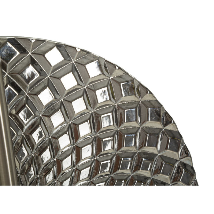 Lampada a Parete MF66, Argento, Metallo, 28x15x54 cm, Seven Design