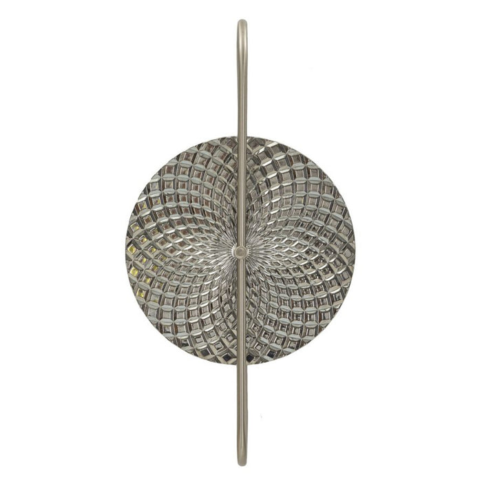 Lampada a Parete MF66, Argento, Metallo, 28x15x54 cm, Seven Design
