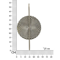 Lampada a Parete MF66, Argento, Metallo, 28x15x54 cm, Seven Design