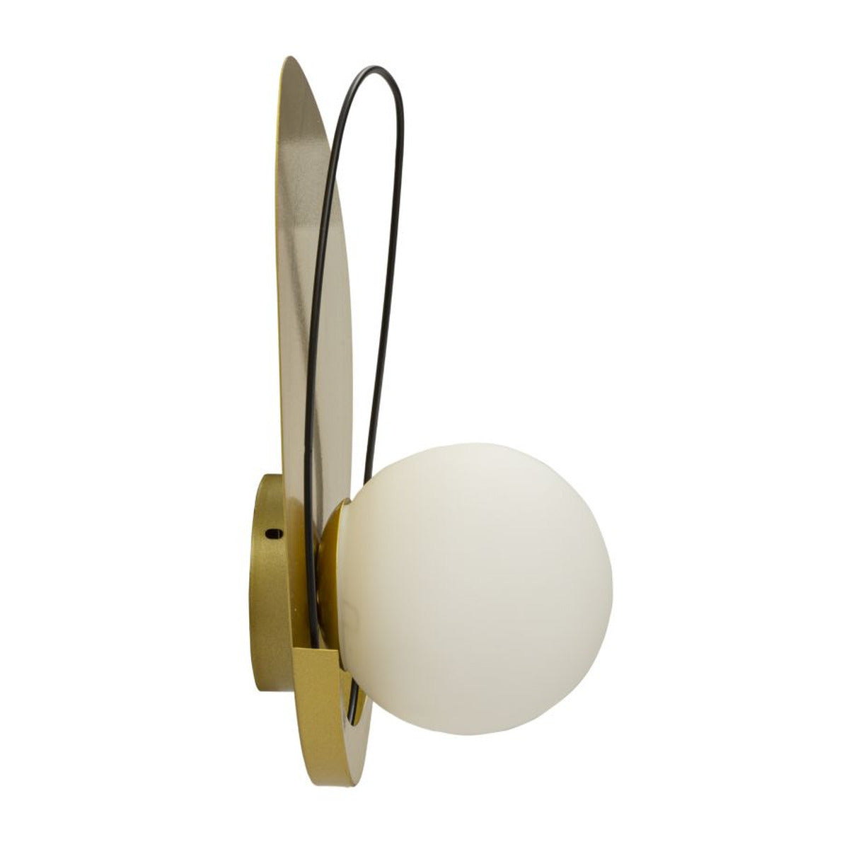 Lampada a Parete MF72, Oro, Metallo, 28x17x32 cm, Seven Design