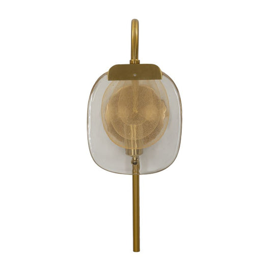 Lampada a Parete MF68, Oro, Metallo, 15x14x38 cm, Seven Design