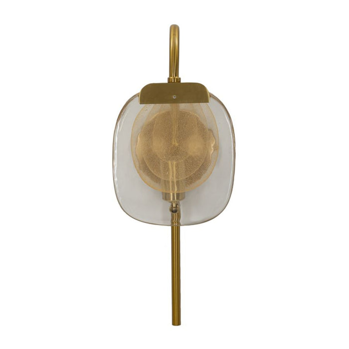 Lampada a Parete MF68, Oro, Metallo, 15x14x38 cm, Seven Design