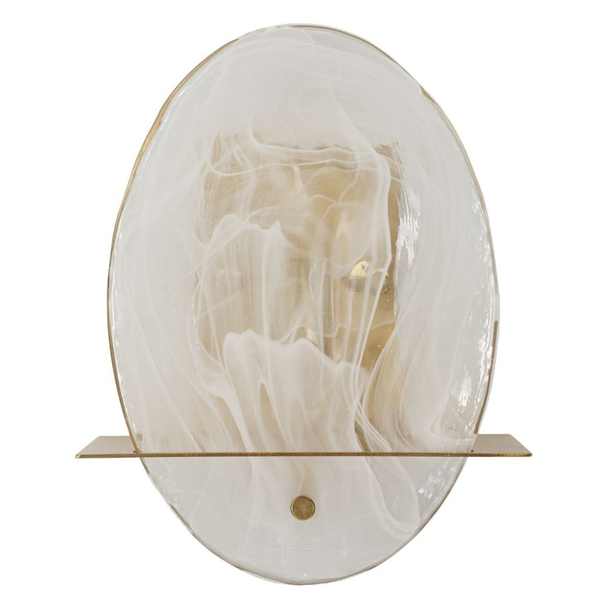 Lampada a Parete MF63, Oro, Metallo, 20x11x25 cm, Seven Design