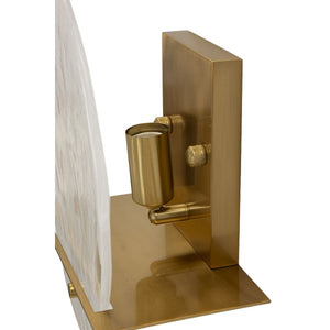Lampada a Parete MF63, Oro, Metallo, 20x11x25 cm, Seven Design