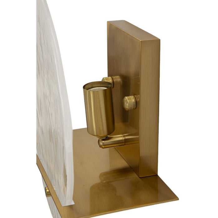 Lampada a Parete MF63, Oro, Metallo, 20x11x25 cm, Seven Design