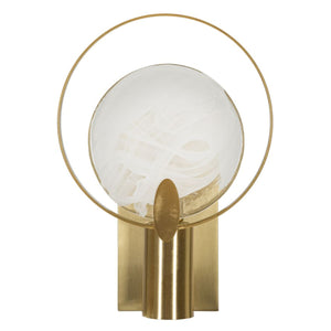 Lampada a Parete MF73, Oro, Metallo, 20x10x29 cm, Seven Design