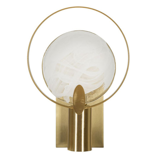 Lampada a Parete MF73, Oro, Metallo, 20x10x29 cm, Seven Design