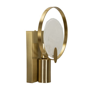 Lampada a Parete MF73, Oro, Metallo, 20x10x29 cm, Seven Design