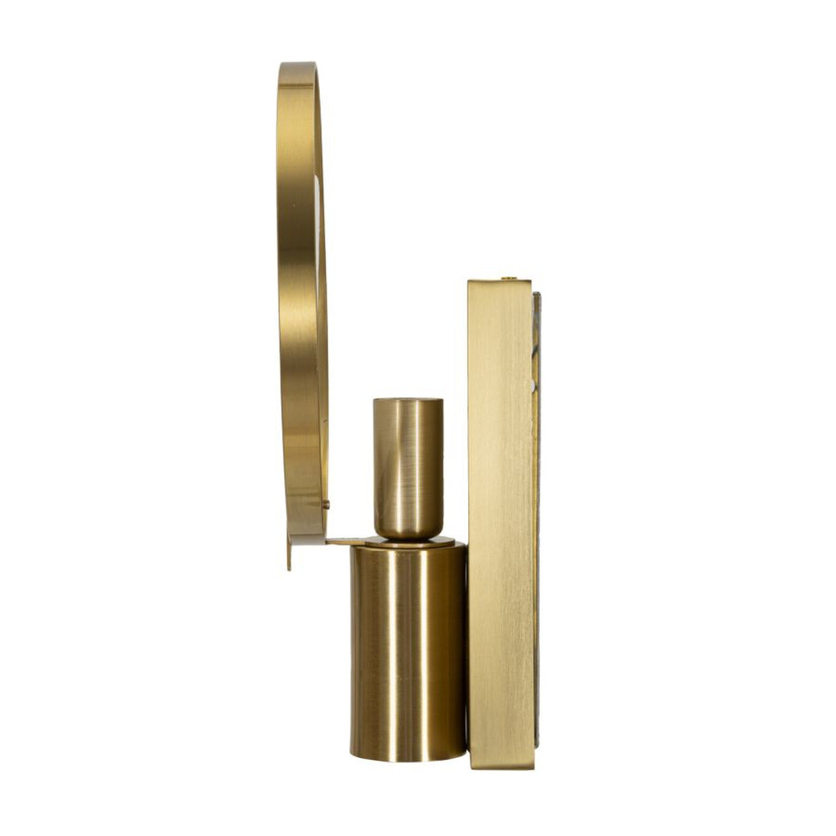 Lampada a Parete MF73, Oro, Metallo, 20x10x29 cm, Seven Design