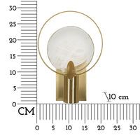 Lampada a Parete MF73, Oro, Metallo, 20x10x29 cm, Seven Design