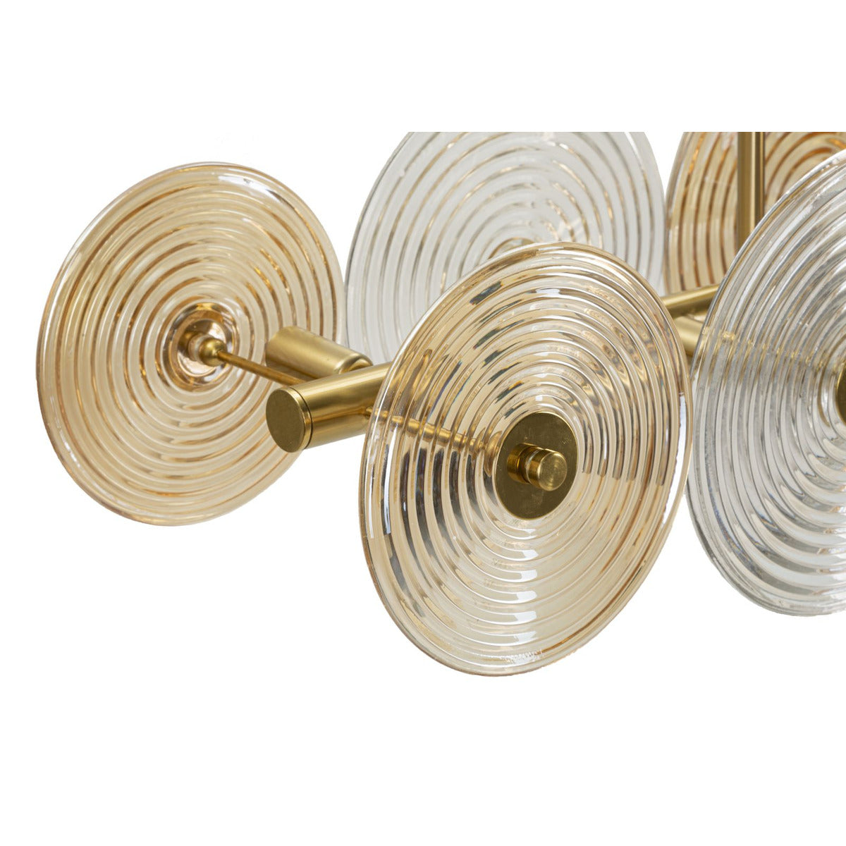 Lampada a Sospensione MF85, Oro, Metallo, 116x27x79 cm, Seven Design