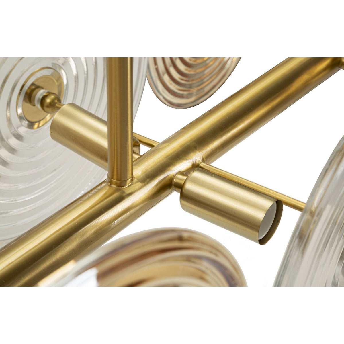 Lampada a Sospensione MF85, Oro, Metallo, 116x27x79 cm, Seven Design