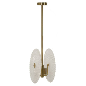 Lampada a Sospensione MF86, Oro, Metallo, 35x18x80 cm, Seven Design