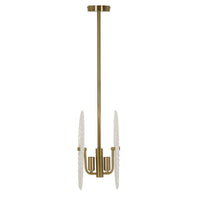 Lampada a Sospensione MF86, Oro, Metallo, 35x18x80 cm, Seven Design