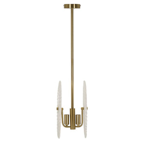 Lampada a Sospensione MF86, Oro, Metallo, 35x18x80 cm, Seven Design