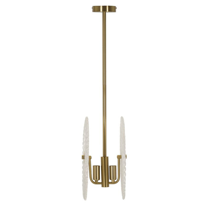 Lampada a Sospensione MF86, Oro, Metallo, 35x18x80 cm, Seven Design
