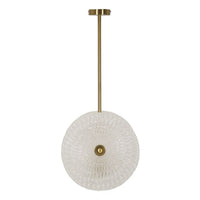 Lampada a Sospensione MF86, Oro, Metallo, 35x18x80 cm, Seven Design