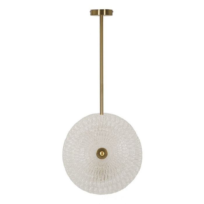 Lampada a Sospensione MF86, Oro, Metallo, 35x18x80 cm, Seven Design
