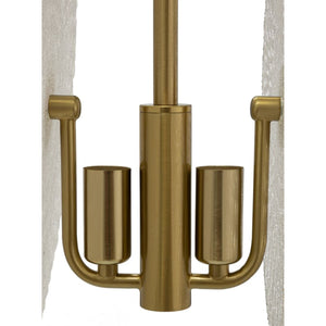 Lampada a Sospensione MF86, Oro, Metallo, 35x18x80 cm, Seven Design
