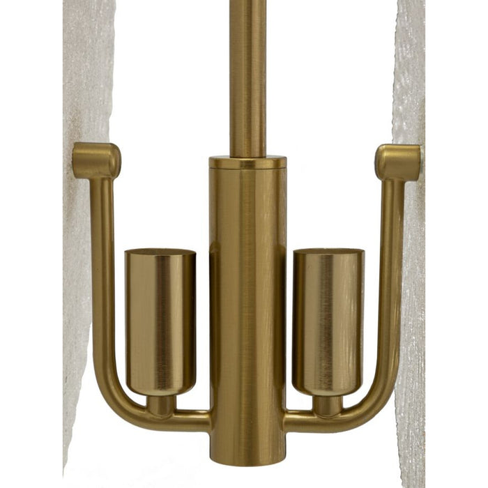 Lampada a Sospensione MF86, Oro, Metallo, 35x18x80 cm, Seven Design