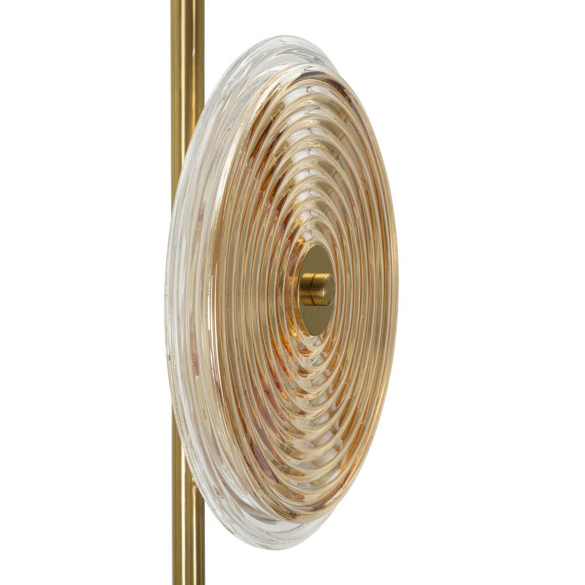 Lampada da Terra MF215, Oro, Metallo, 30x30x170 cm, Seven Design