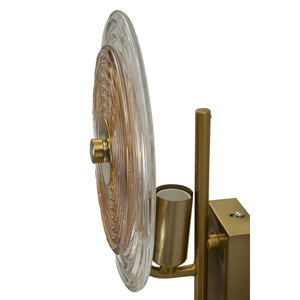 Lampada a Parete MF60, Oro, Metallo, 25x10x52 cm, Seven Design