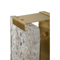 Lampada a Parete MF59, Oro, Metallo, 36x15x10 cm, Seven Design