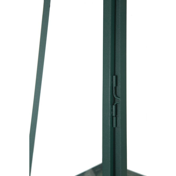 Lanterna Genofeffa, Verde, Metallo, 25x25x57 cm, Seven Design
