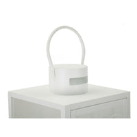 Lanterna Maris, Bianco, Metallo, 22x22x66 cm, Seven Design