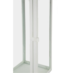 Lanterna Maris, Bianco, Metallo, 22x22x66 cm, Seven Design