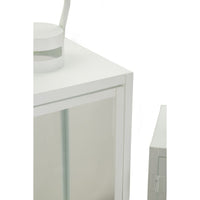 Lanterna Maris, Bianco, Metallo, 22x22x66 cm, Seven Design