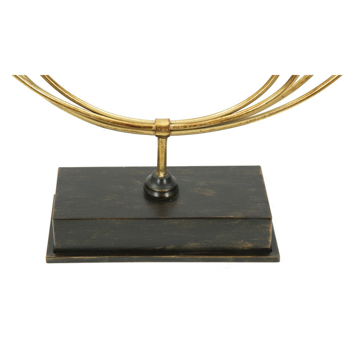 Portacandela MF346, Oro, Metallo, 50x12x55 cm, Seven Design