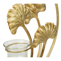 Portacandela MF346, Oro, Metallo, 50x12x55 cm, Seven Design