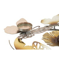 Portacandela Farfalla 22, Multicolore, Metallo, 39x35,5x7 cm, Seven Design