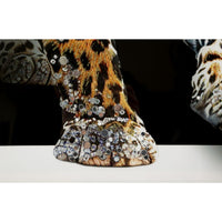 Stampa su Tela Leopardo, Multicolore, Tessuto, 82x82x4 cm, Seven Design