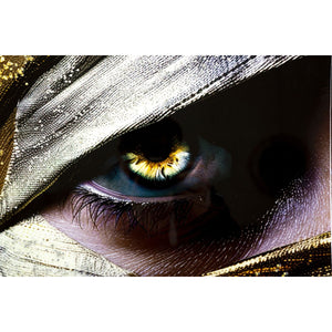 Stampa su Tela Viso, Multicolore, Tessuto, 102x52x4 cm, Seven Design