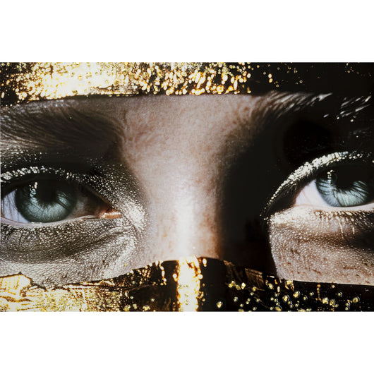 Stampa su Tela Face 1, Multicolore, Tessuto, 102x52x4 cm, Seven Design