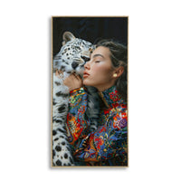 Stampa su Tela Viso, Multicolore, Tessuto, 102x52x4 cm, Seven Design