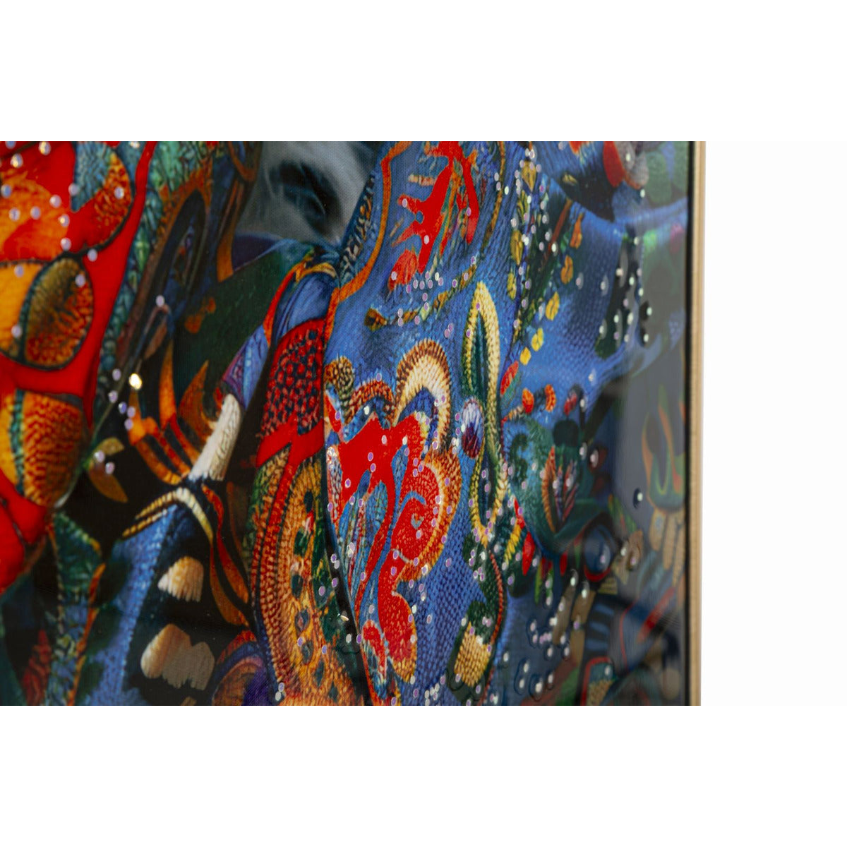 Stampa su Tela Viso, Multicolore, Tessuto, 102x52x4 cm, Seven Design