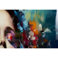 Stampa su Tela Fiori, Multicolore, Tessuto, 92x62x4 cm, Seven Design