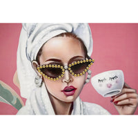 Stampa su Tela Relax, Multicolore, Tessuto, 82x82x4 cm, Seven Design