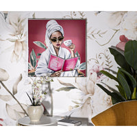 Stampa su Tela Relax, Multicolore, Tessuto, 82x82x4 cm, Seven Design