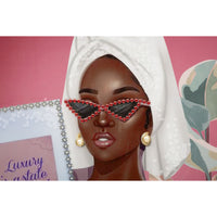 Stampa su Tela Relax 1, Multicolore, Tessuto, 82x82x4 cm, Seven Design