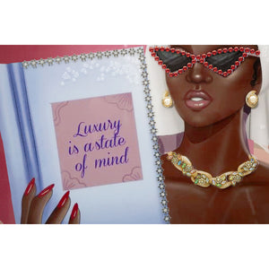 Stampa su Tela Relax 1, Multicolore, Tessuto, 82x82x4 cm, Seven Design