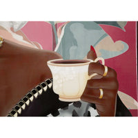 Stampa su Tela Relax 1, Multicolore, Tessuto, 82x82x4 cm, Seven Design