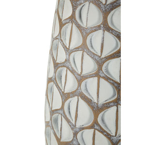 Vaso Decorativo Istanbul, Bianco, Poliresina, 45,5x20x20 cm, Seven Design