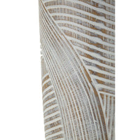 Vaso Decorativo Linee, Bianco, Poliresina, 45x18x18 cm, Seven Design