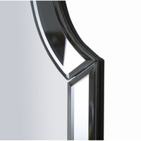 Specchio con Cornice Classico, Grigio, MDF, 100x85x1 cm, Seven Design