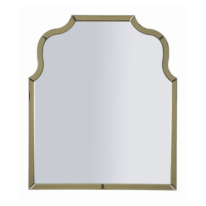 Specchio con Cornice Classico 1, Oro, MDF, 100x85x1 cm, Seven Design